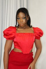 Fall In Love Corset Top